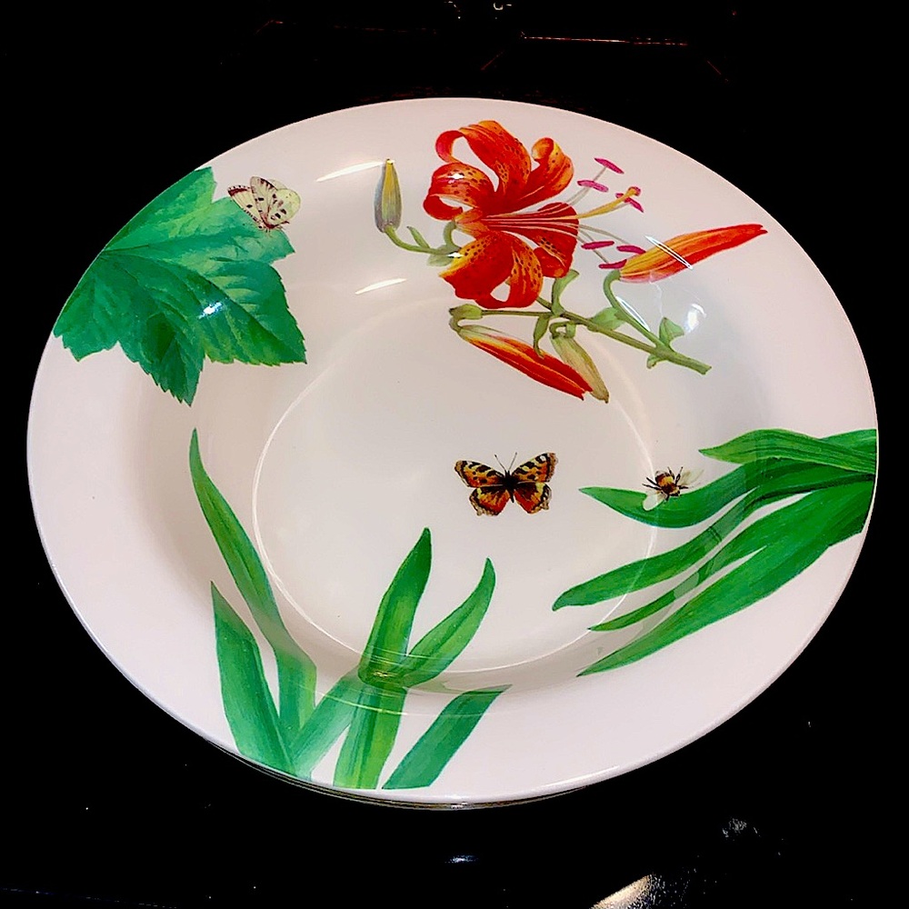 SPODE FLORAL HAVEN SERVING BOWL ROUND 11 3/4TH IN
